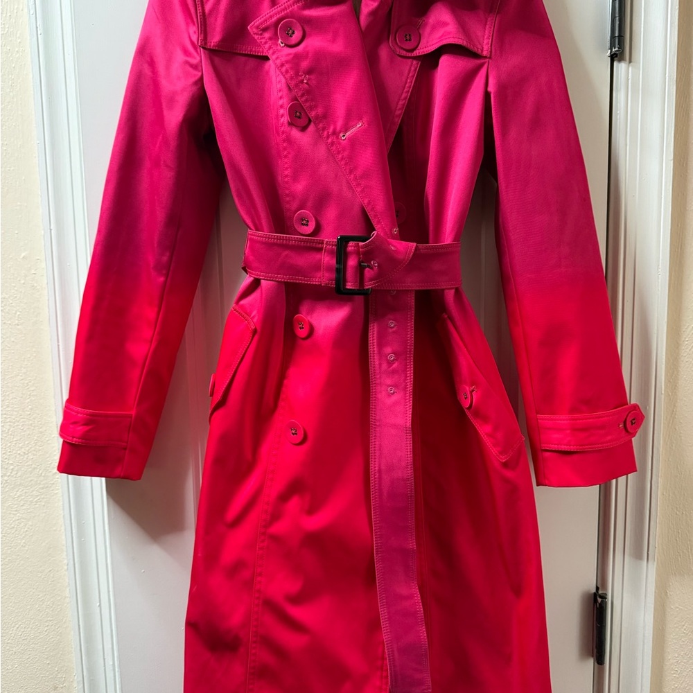 Burberry Ombre Pink Trench Coat